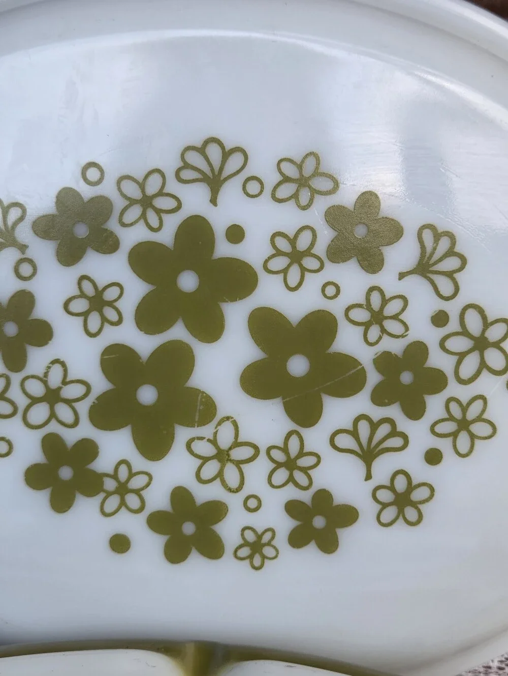 Pyrex vintage green